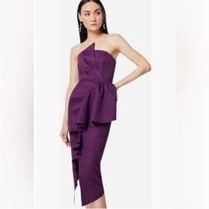 Elliatt Asymmetrical Purple Dress